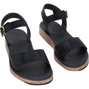 Paul Greemn Tippi black leather ankle-strap sandals — US 8